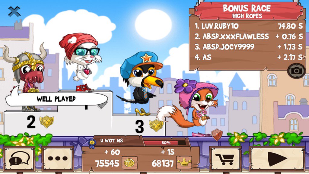 xxxfIawIess's tweet photo. Having a blast @ #funrun2 #Ruby10 #jocy9999 #AS https://t.co/OZQxOLbIQ9