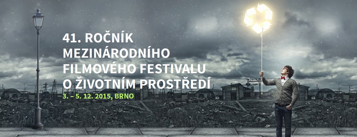 #EkoFilm letos v #Brmo. 3.- 5. 12. 2015. V programu: Librová, Bělohradský, Binka, Ander ad. bit.ly/1MZu5pk