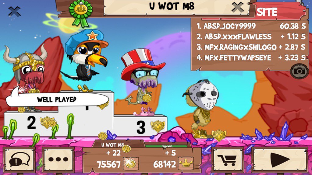 xxxfIawIess's tweet photo. Having a blast @ #funrun2 #jocy9999 #Ragingxshilogo #fettywapseye https://t.co/Klg8CNFPiB
