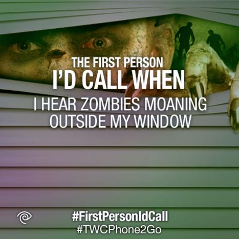 Freebies4Mom's tweet photo. My mom is #FirstPersonIdCall when I hear zombies moaning

 #TWCPhone2Go

Create your own https://t.co/3GeQV6aHf7 #ad https://t.co/sDvW03v54r