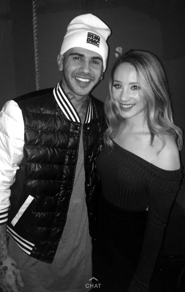 CreativeCanPR's tweet photo. Our very own Nikki chilling with the one and only @DannyFernandes at #GlowGirl @FazeMagazine https://t.co/taeuvAOfz5