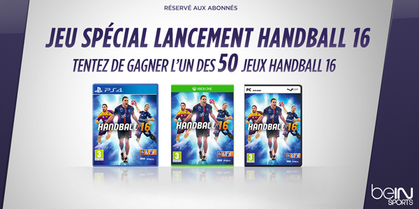 beinsports_FR's tweet photo. [Jeu réservé aux abonnés] Tentez de gagner l'un des 50 jeux Handball 16 https://t.co/hzhIVDvJhP https://t.co/6wrmRUvd82