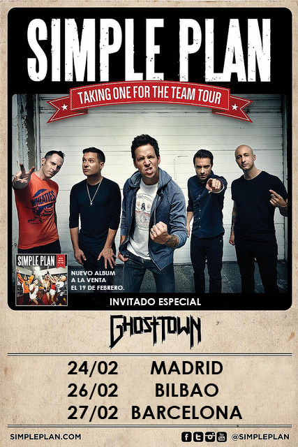 WarnerMusicES's tweet photo. ¿Alguien aún no se ha enterado de la gran noticia? ¡Simple Plan abre gira en España! https://t.co/LaALVMf4AC https://t.co/xTCEYTDaRl
