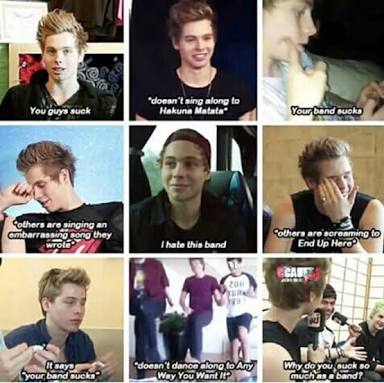 5SOSTumblrx's tweet photo. Nobody hates 5sos more than Luke and nobody loves 5sos more than niall #VideoMTV2015 #MTVStars 5 Seconds Of Summer https://t.co/3CiTcK1krn