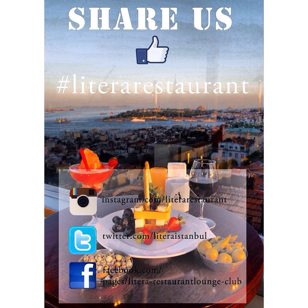 literaistanbul's tweet photo. #ShareUs ... Paylaşımlarınıza #literarestaurant hashtag 'ini eklemeyi unutmayın👍
#tarihiyarımada #oldcityistanbul https://t.co/LaRdqo7BFg