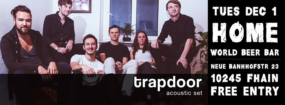 HomeBarBerlin's tweet image. Tomorrow! Come along, sing along to all your favourite @_trapdoor hits and try one of more than 30 beers on offer.