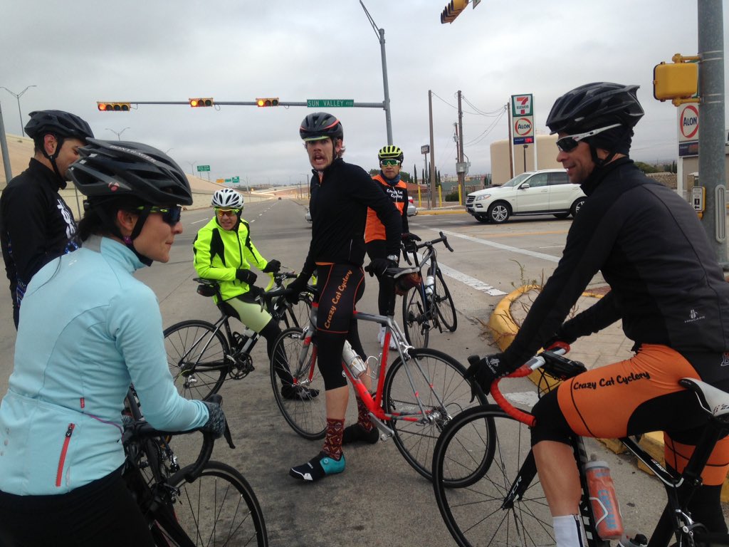 aqubinger's tweet photo. Just another Sunday Ride! #CrazyCatCyclery #CrazyCatSundays #2wheelsEP https://t.co/j2LFFYDs3f