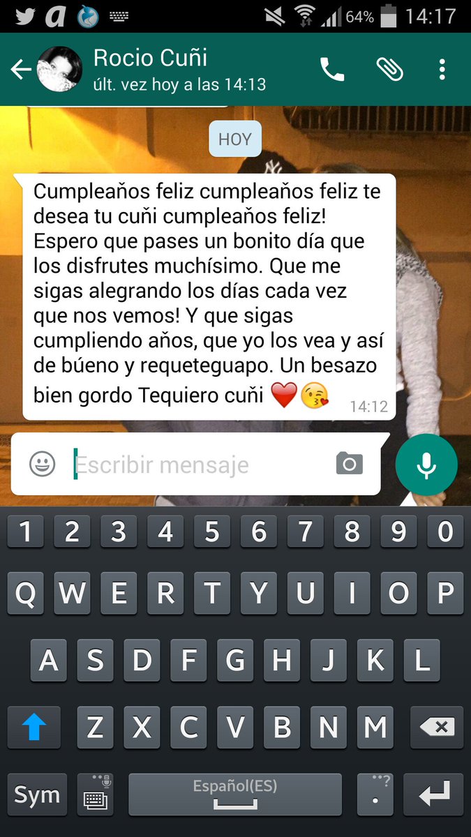 princebangura's tweet photo. @RMDeutor ¿para tí? Palabras de agradecimiento y que sabes lo qe pienso de tí te quiero con nosotros siempre!!!💙❤💖 https://t.co/pLVCzigfAQ