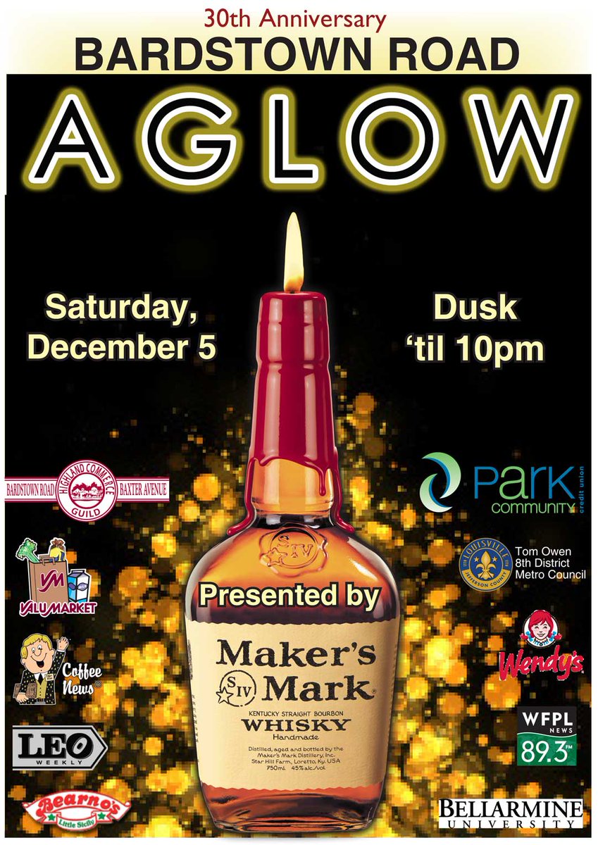 HighlandsLouie's tweet photo. It's almost time!!! The 30th Annual Bardstown Road Aglow is this Saturday! https://t.co/A1atV2sJyW https://t.co/BmnZMNpsAX