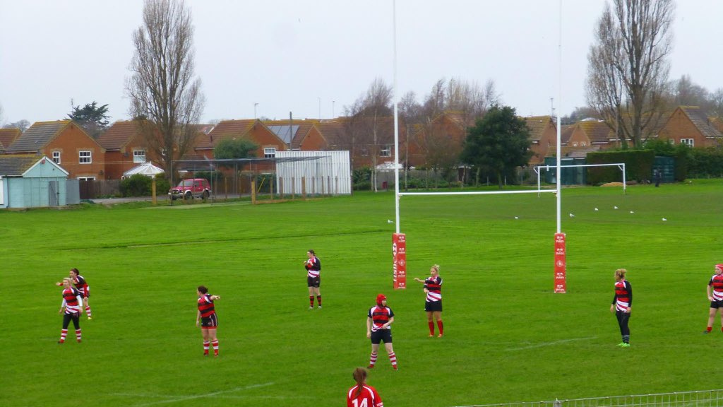 Awaiting kick off yesterday at Harwich ground 🏉