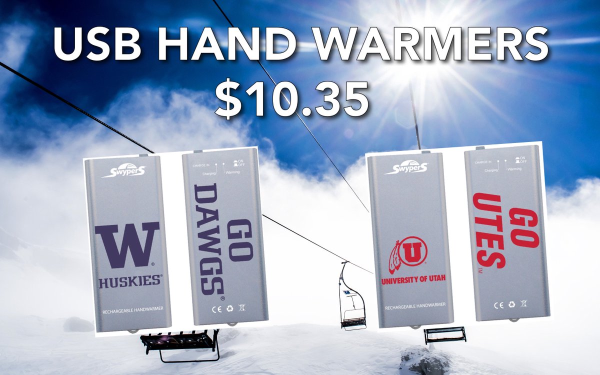 Swypers_LLC's tweet photo. 30% off EVERY ITEM + FREE SHIPPING: https://t.co/ZkLZa6VGQ9 USB Hand Warmers &amp; more! #GoDawgs #GoUtes https://t.co/Z6xaFKzaCI