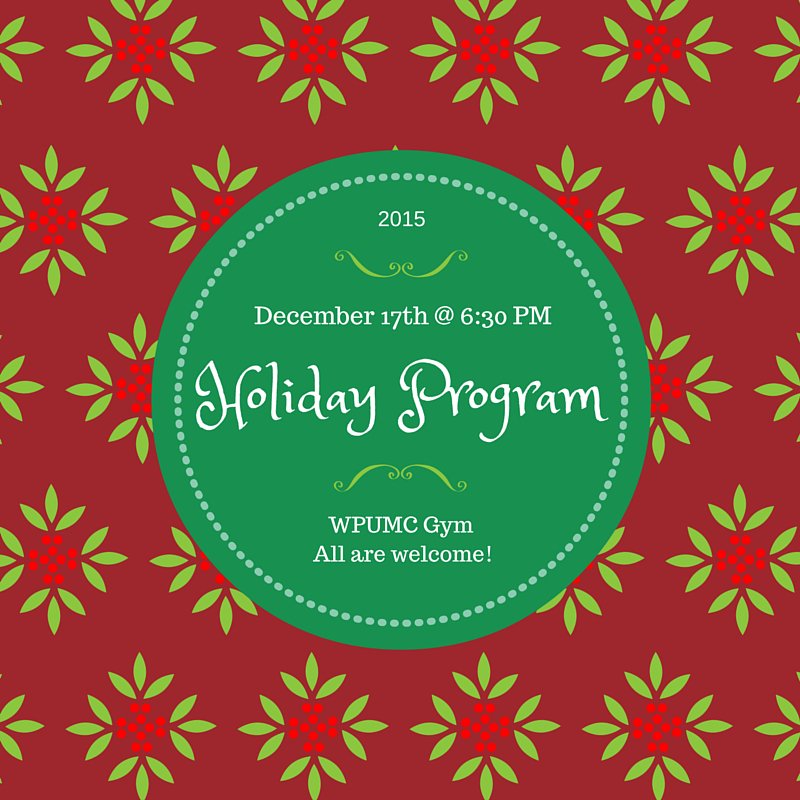 you're invited to our holiday program! 

eepurl.com/bHZJAP