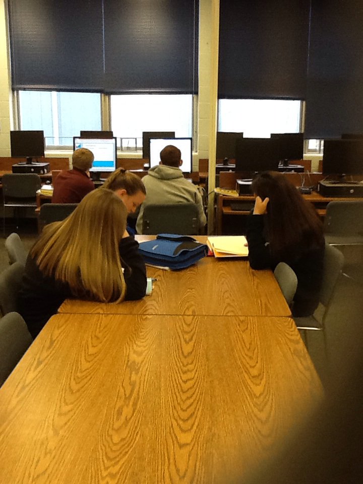 Students came back from the break ready and anxious to get to work!