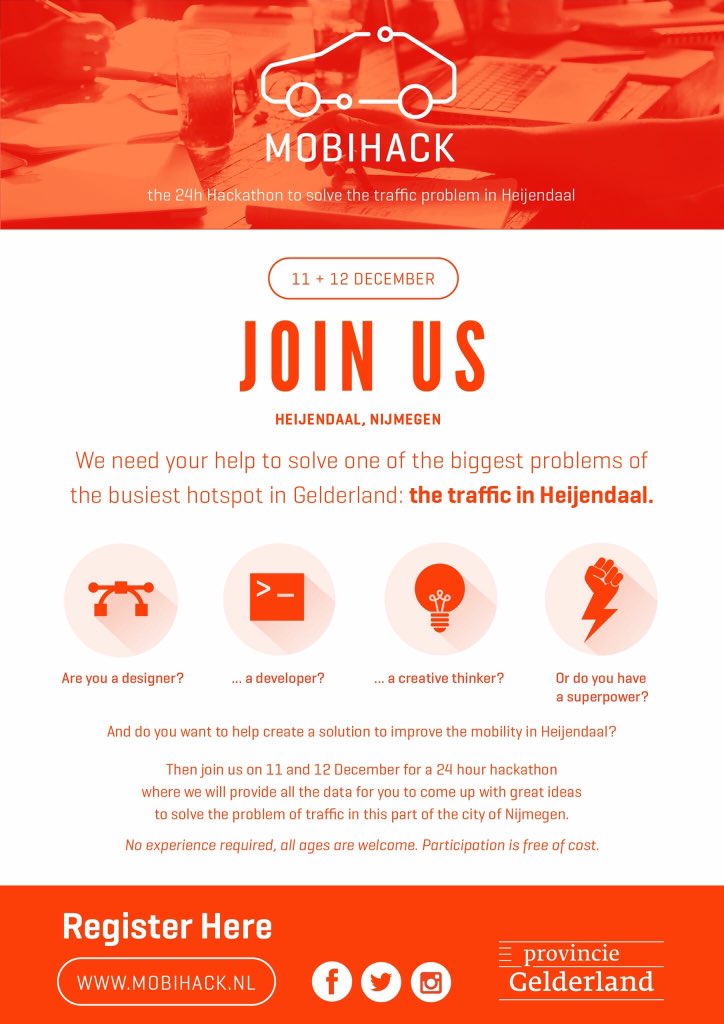 polderhack's tweet image. Work on mobility challenges during MobiHack Check mobihack.nl RSVP eventbrite.nl/e/mobihack-mus…