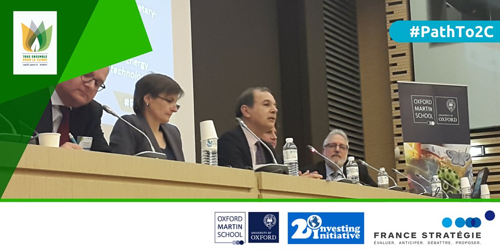 StrategiePlan's tweet photo. K Ben Naceur "Innovation still need to play a very important role" cc @IEA @2degreesinvest @oxmartinschool #PathTo2C https://t.co/FuMSAS8I1G