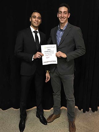 WBoothSchool's tweet photo. Congrats to Ahmed Elmeligi &amp; Jacob Jackson 1st place @Mac_Spectrum Pitch Competition #entrepreneurship @McMasterEng https://t.co/JMBzHJLipa