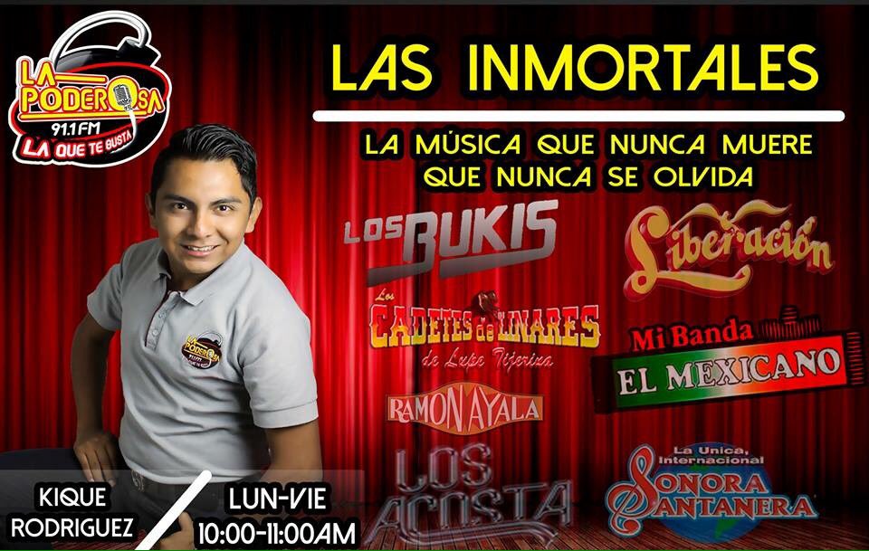 poderosachiapas's tweet photo. "Las inmortales" a través de La Que Te Gusta, La Poderosa, sintoniza el 91.1 Fm y pide la Rola que quieras escuchar https://t.co/yUJJJKTpW6