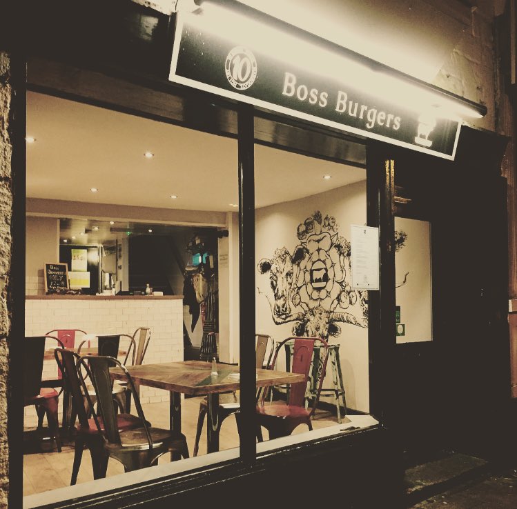 HIF2016's tweet photo. Get yourself to @Boss_Burgers for #Harrogate's top #burger. Amazed at what these guys have achieved!! #HIF16 #food https://t.co/zXOWe0w55M