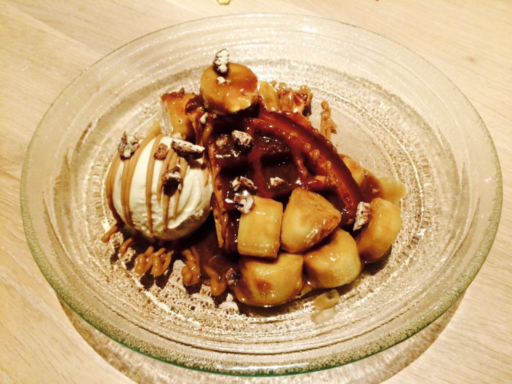 Alberts Schloss - Banana &amp; Butterscotch Waffle • £7.50 • 9/10 <a href="/AlbertsSchloss/">Albert's Schloss</a>  #Manchester