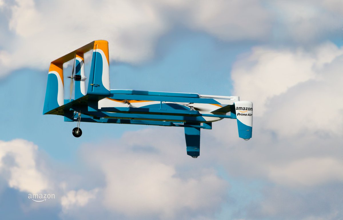 Amazon Shows Off New Prime Air Drone With Hybrid Design techcrunch.com/2015/11/29/ama…