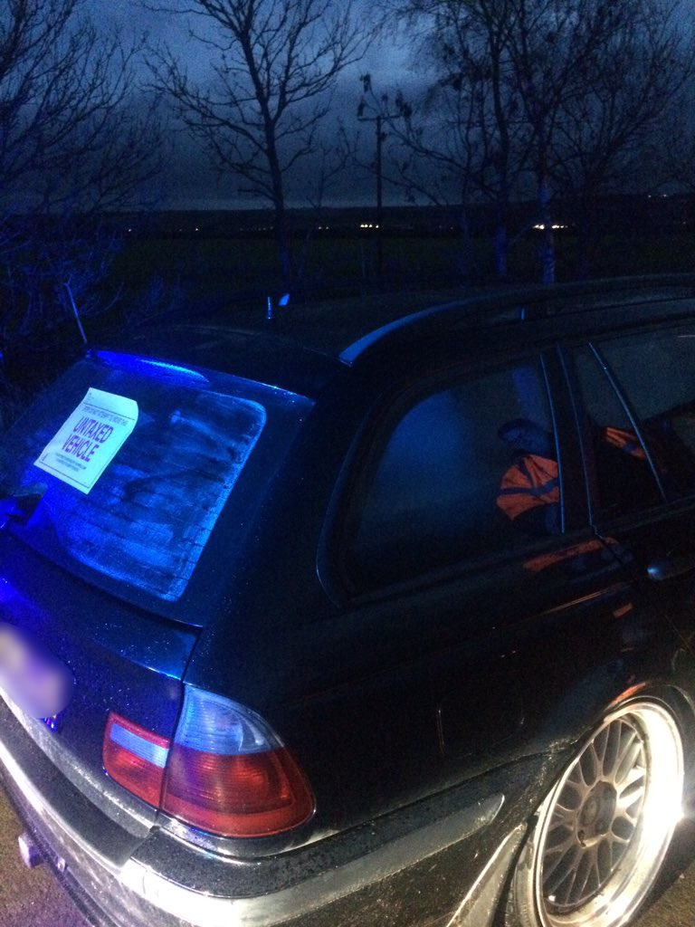 NYorksRPG's tweet image. Untaxed vehicle just seized in #Scarborough - second one of the late shift so far on the coast #stilllooking