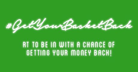 It's that time again. RT to #GetYourBasketBack. Just 8 more winners left to choose before 9pm!