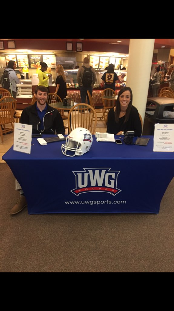 UWGAthletics's tweet photo. #UWG Students come by the UCC to purchase your tickets for Saturday's playoff game. Don't miss your chance! https://t.co/HOpIJEOyA6