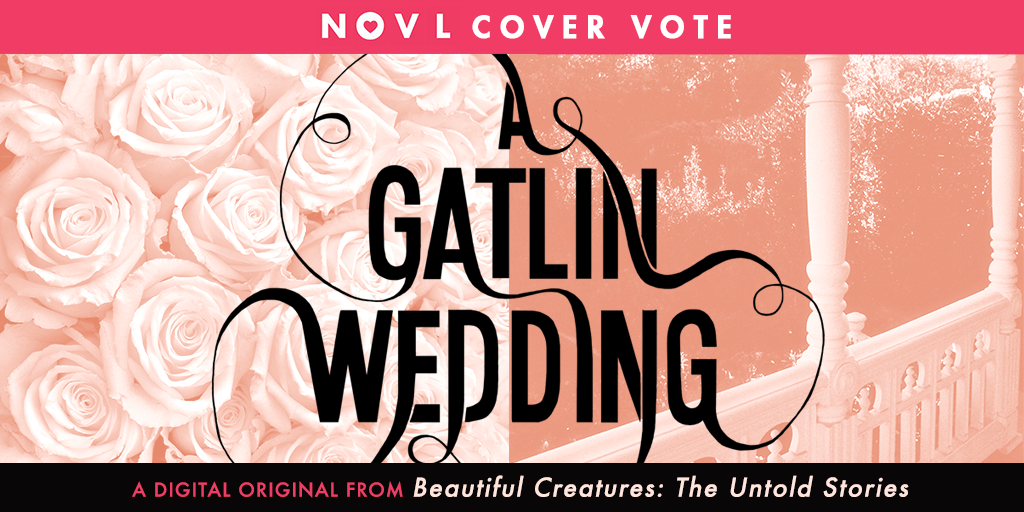 theNOVL's tweet photo. We hear congrats are in order for Mitchell Wate + Lillian English! But first, a cover vote: https://t.co/hnXcvWTXZN https://t.co/pWPPkVfNjD