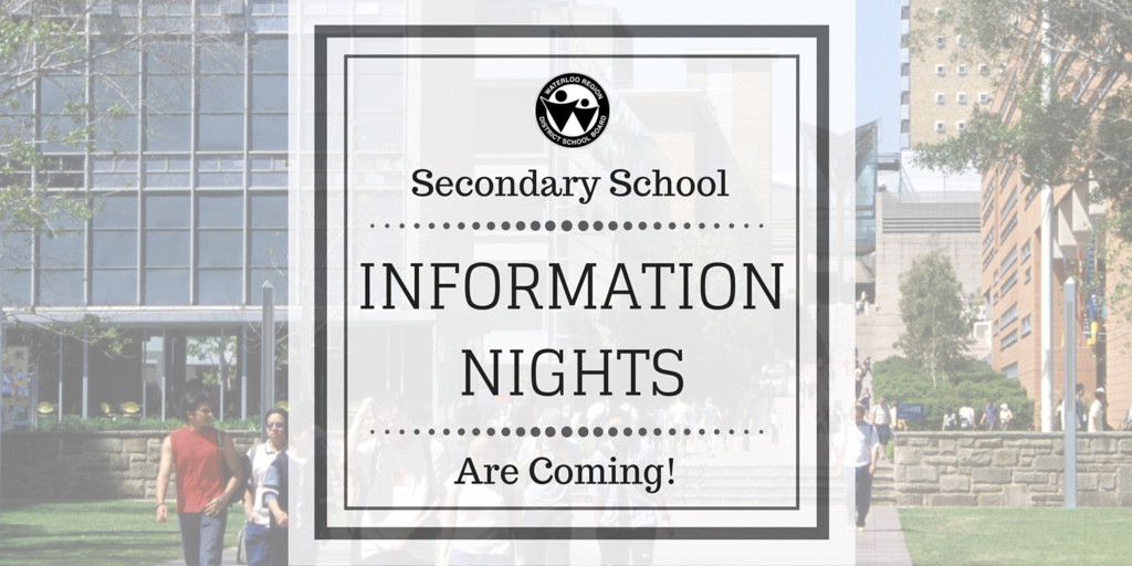 Secondary Info Nights are back in action this week! Come learn why our schools are the BEST! bit.ly/1QNzo0i