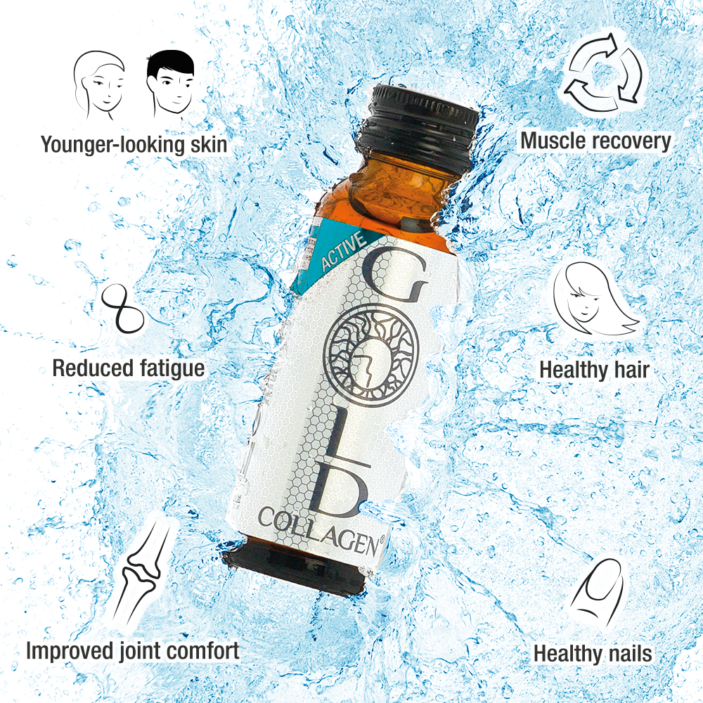 GOLDCOLLAGEN's tweet photo. For people on the go โ a quick sip of ACTIVE checks all of these off your list. #multitaskingbeauty https://t.co/YqcZ3pYPOp