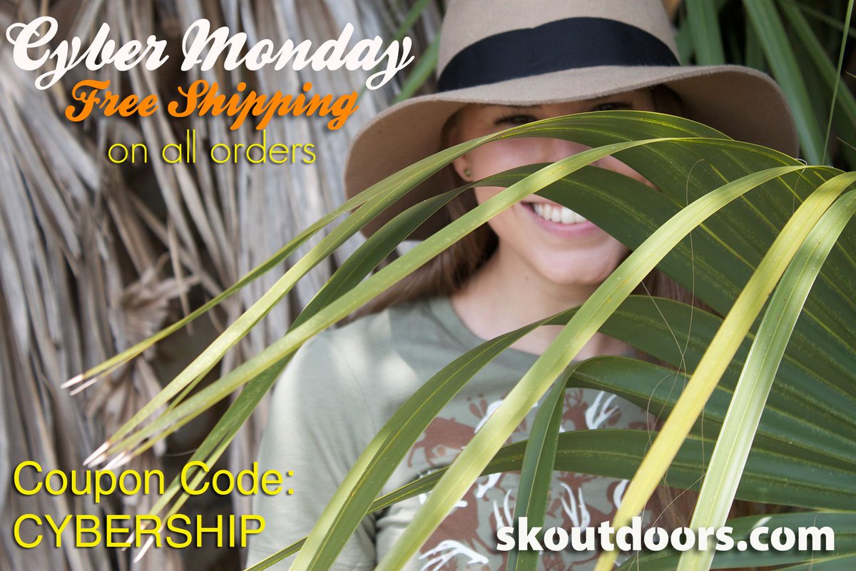 #CyberMonday Free Shipping today only. Coupon Code: CYBERSHIP skoutdoors.com