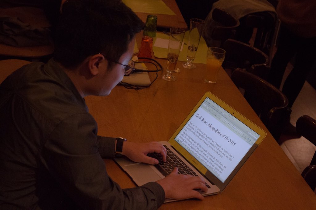 PreviewF3C's tweet photo. Big up Bi Gan ! #closingF3C https://t.co/IoY2NY0Kox