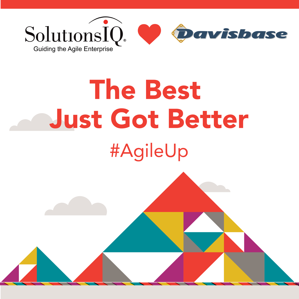davisbase's tweet photo. Davisbase joins @SolutionsIQ to create the most comprehensive and well-rounded consultancy in the U.S. #AgileUp https://t.co/IBBT3aeSp8