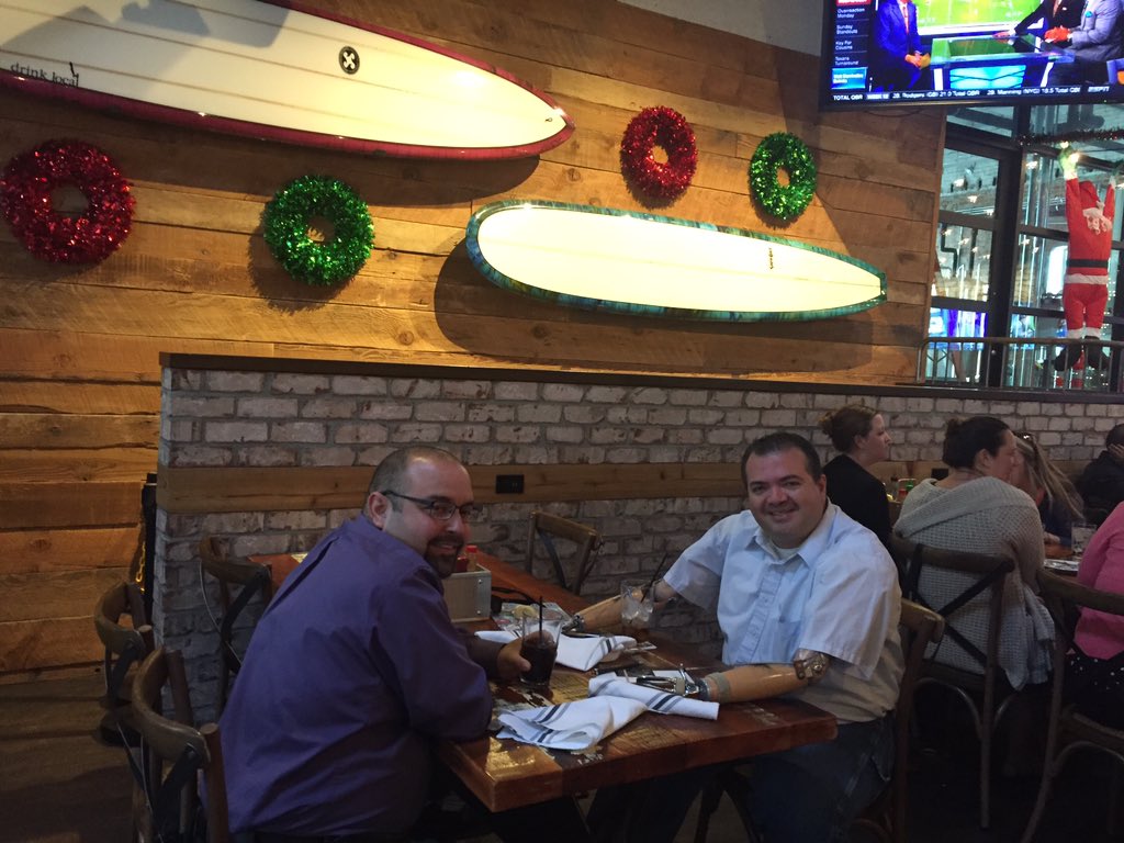 AlexMontoya619's tweet photo. Birthday lunch with Pedro at The Local in downtown SD. #sdgohere https://t.co/qbgbDjTPRG