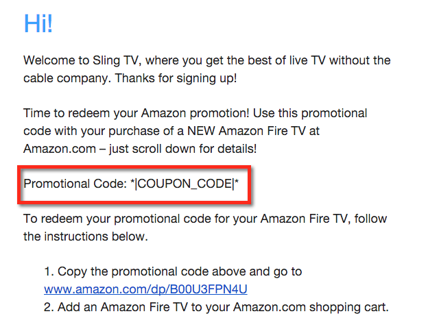 bjjacobs's tweet photo. @Sling I don't think it works like that... any help with where to get the actual Amazon coupon code? https://t.co/8WMWbHUUJE