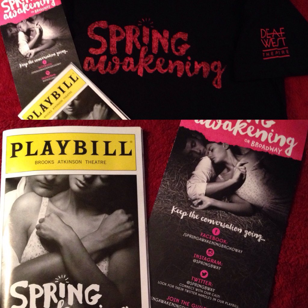 mervinprimeaux1's tweet photo. Spring Awakening at Brooks Atkinson Theatre. Marvelous show!!! https://t.co/uIuaETT0Bw