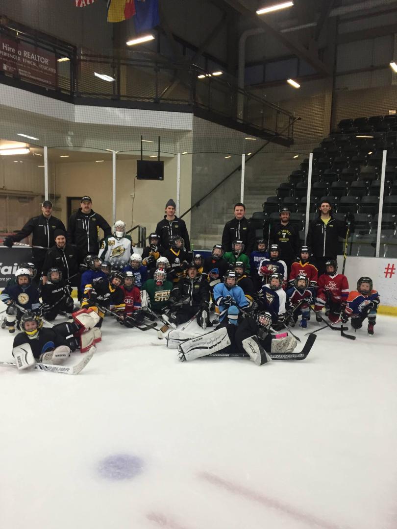 Last day of the Monday Skills and Drills Clinic. Great to see these young players improve through their season.