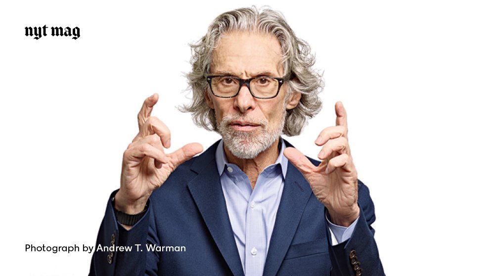 NYTmag's tweet photo. Talk: Bob Mankoff, cartoon editor at The New Yorker, on why cats are funnier than dogs https://t.co/Aq476YCPIL https://t.co/kpPU7jtXsu
