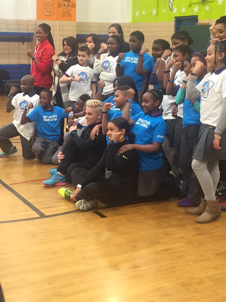 LayshaWard's tweet image. .@Target so inspired to launch #UNICEFKidPower w/ @Pink @JeanetteJenkins &amp;amp; students in NY