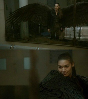 Noma sees her wings! #Dominion