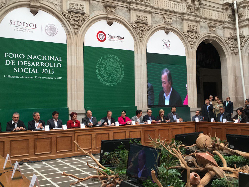 OznerolPacheco's tweet image. Mensaje del Secretario @JoseAMeadeK en la Comisión Nacional de Desarrollo Social en Chihuahua @EPN @alitomorenoc