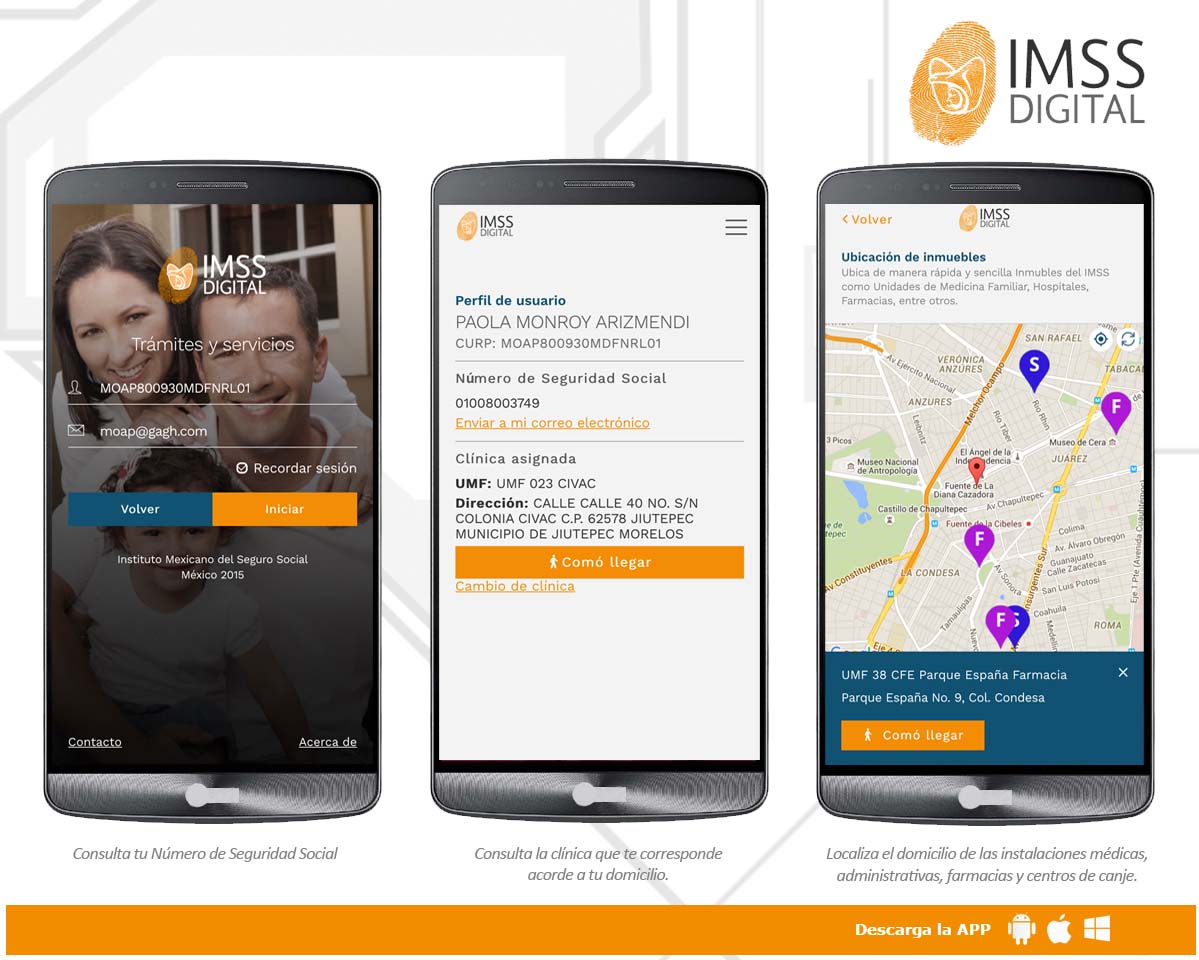 Tu_IMSS's tweet photo. La App #IMSSdigital evita filas y ahorra tiempo a los ciudadanos, además de que es accesible y portátil. https://t.co/eAmLizFSaD