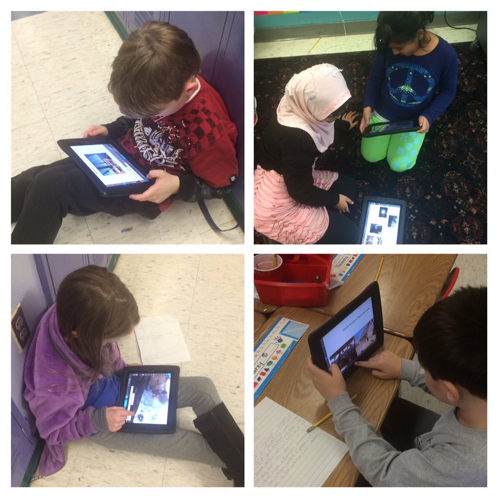 FWymanTech's tweet photo. 3rd graders reporting on their Plimoth Plantation field trip with @explainevrythng https://t.co/pY8lvwWcBO