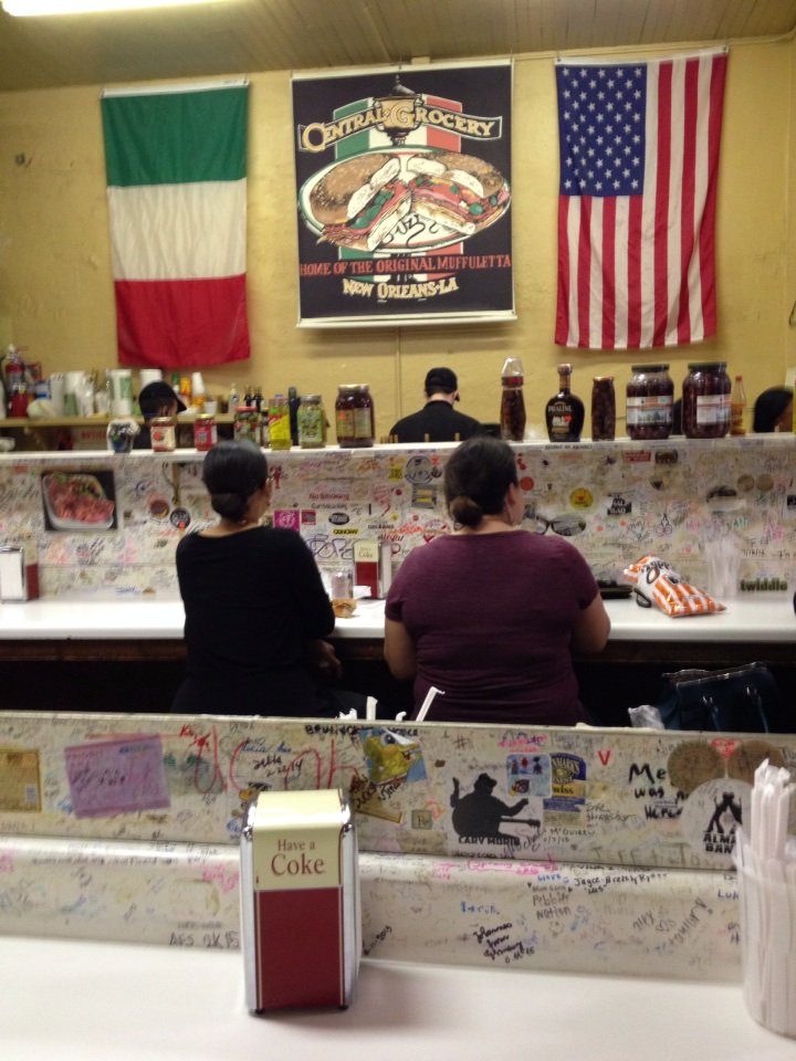 #centralgrocery #neworleans     Waiting to eat the muffuletta #foodie