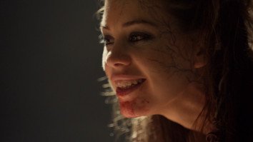 Claire is an 8ball now too? She's creepy as hell! #Dominion