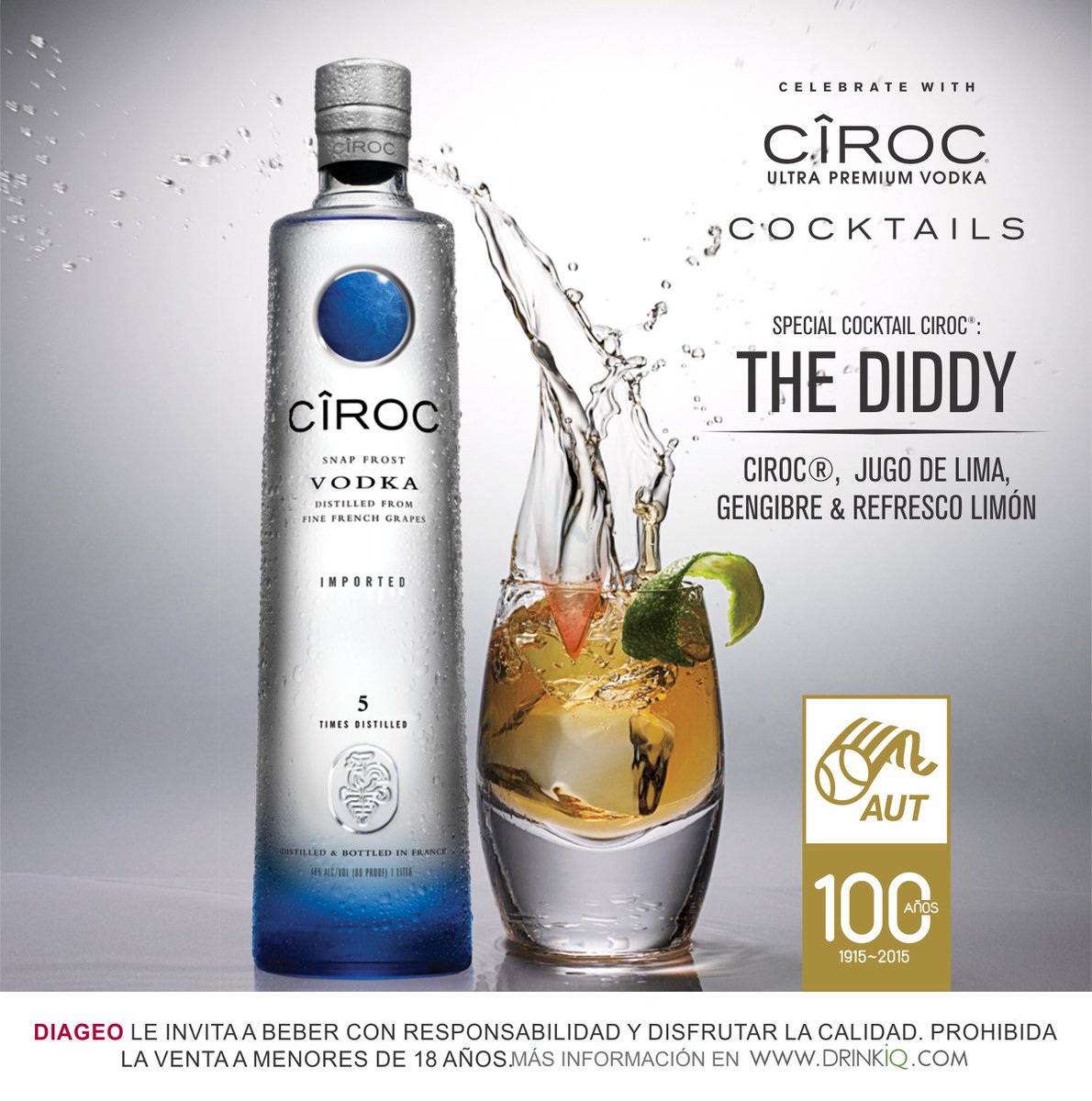 AUT_oficial's tweet photo. Este es The Diddy, otro de los tragos que servirá la barra de Diageo. Siguen a la venta las entradas!! https://t.co/OoKMLodFy0
