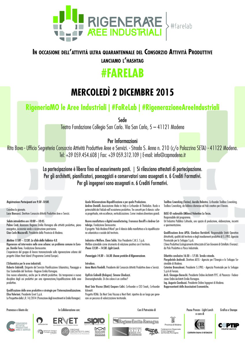 Thinkalize's tweet photo. #rigenerazioneareeindustriali #farelab non perdetevi l'evento https://t.co/O7I87fwpPg ruolo e potenzialità #fablab https://t.co/rUP3uiw01z