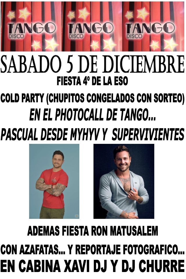 DISCOBARTANGO's tweet photo. ESTE PUENTE NOS VEMOS POR TANGO... https://t.co/jyjWGgHqNm
