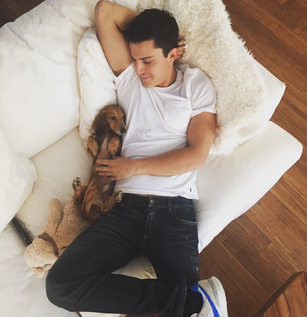 With my new best friend, Dan.