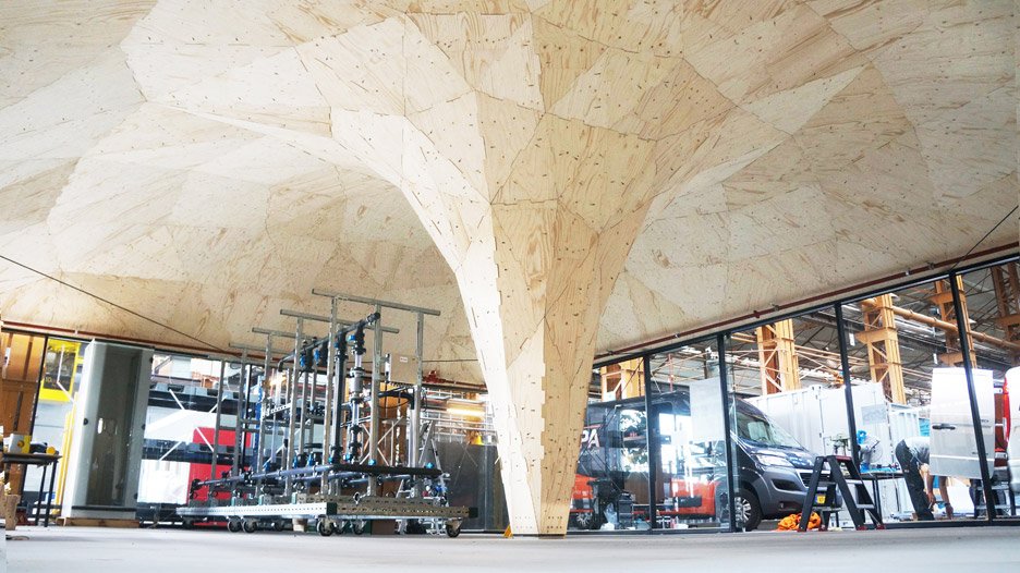NLinNY's tweet photo. #StudioRAP completes 1st robotically fabricated building in NL #architecture #innovation https://t.co/I3xnSCP6Ef https://t.co/kWLBa1oNdj